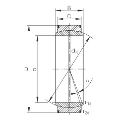 roulements GE6-DO INA