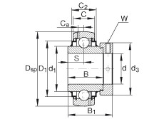 roulements G1215-KRR-B-AS2/V INA