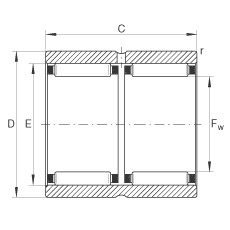 roulements RNAO30X42X32-ZW-ASR1 INA