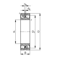 roulements 232/530-MB FAG