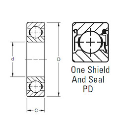 roulements 9101PD Timken