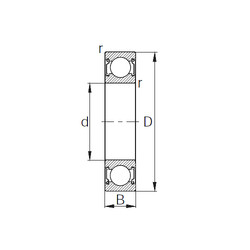 roulements 6308ZZ KBC