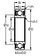 roulements B545DD AST