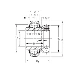 roulements GN106KRRB Timken