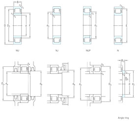 roulements NUP2309ECP SKF