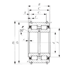 roulements NAS 5034UUNR IKO