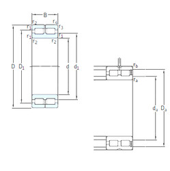 roulements NNC4832CV SKF