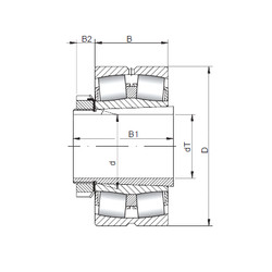 roulements 23236 KCW33+H2336 CX