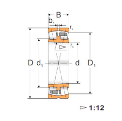 roulements 23136K FBJ