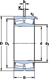 roulements 23044-2CS5K/VT143 SKF