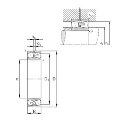 roulements 24084-E1A-MB1 FAG