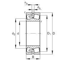 roulements 23268-E1A-MB1 FAG