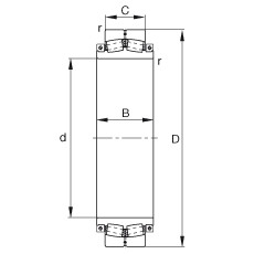 roulements 230SM500-MA FAG