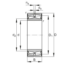 roulements 24132-E1-2VSR FAG