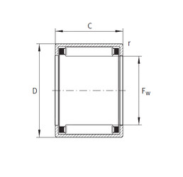 roulements SCE248 INA