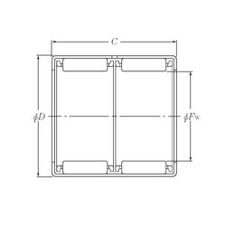 roulements HMK4540ZWD NTN