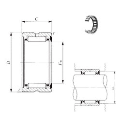 roulements RNA 4928U IKO