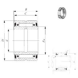 roulements BRI 243920 UU IKO