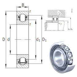 roulements BXRE210 INA