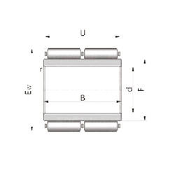 roulements F-95915 INA