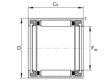 roulements HK2530-2RS INA