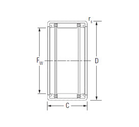 roulements HK2216.2RS KOYO