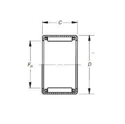 roulements JH-68 Timken