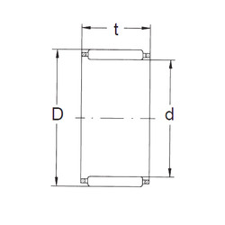 roulements K40X48X25 FBJ