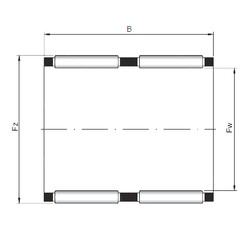 roulements KK58x65x36 ISO