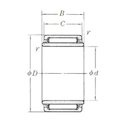 roulements LM8510525-1 NSK