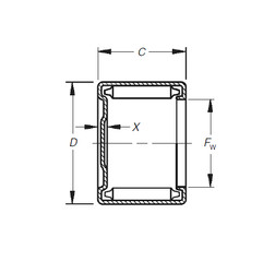 roulements M-8121 Timken