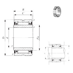 roulements NA 4904UU IKO