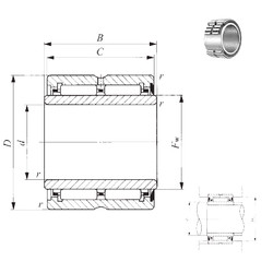 roulements NA 6911U IKO