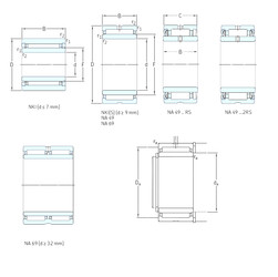 roulements NA4920 SKF