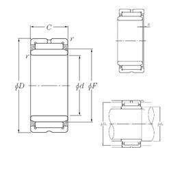 roulements NA5917 NTN