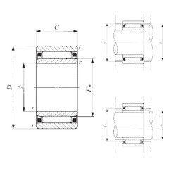 roulements NAF 102612 IKO