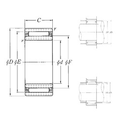 roulements NAO-60×90×30 NTN