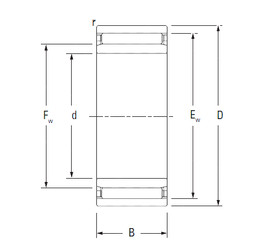 roulements NAO40X55X34 KOYO