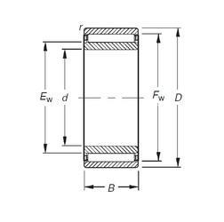 roulements NAO20X37X32 Timken