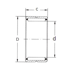 roulements NKS16 FBJ