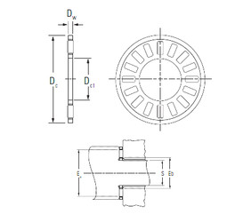 roulements NTA-512 KOYO