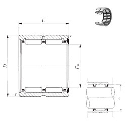 roulements RNA 6916U IKO