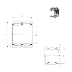 roulements RNA 6912 IKO