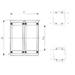 roulements RNAFW 455534 IKO