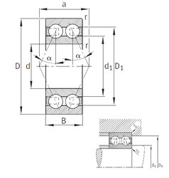 roulements 3306-B-TVH FAG