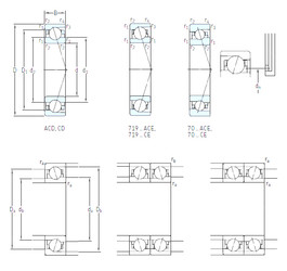 roulements 71901 ACD/P4A SKF