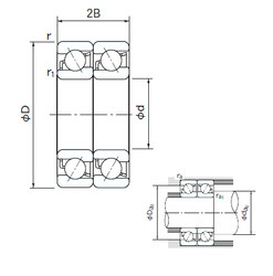 roulements 7219DT NACHI