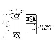 roulements 7232AC AST