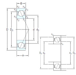 roulements E 217 /NS 7CE1 SNFA