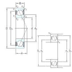 roulements E 225 /S /S 7CE1 SNFA